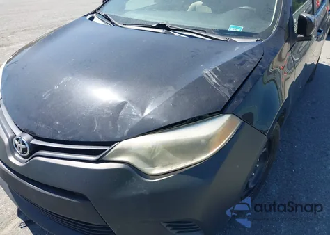 2014 Toyota Corolla Le z USA, uszkodzony, nr VIN 2T1BURHE9EC116487